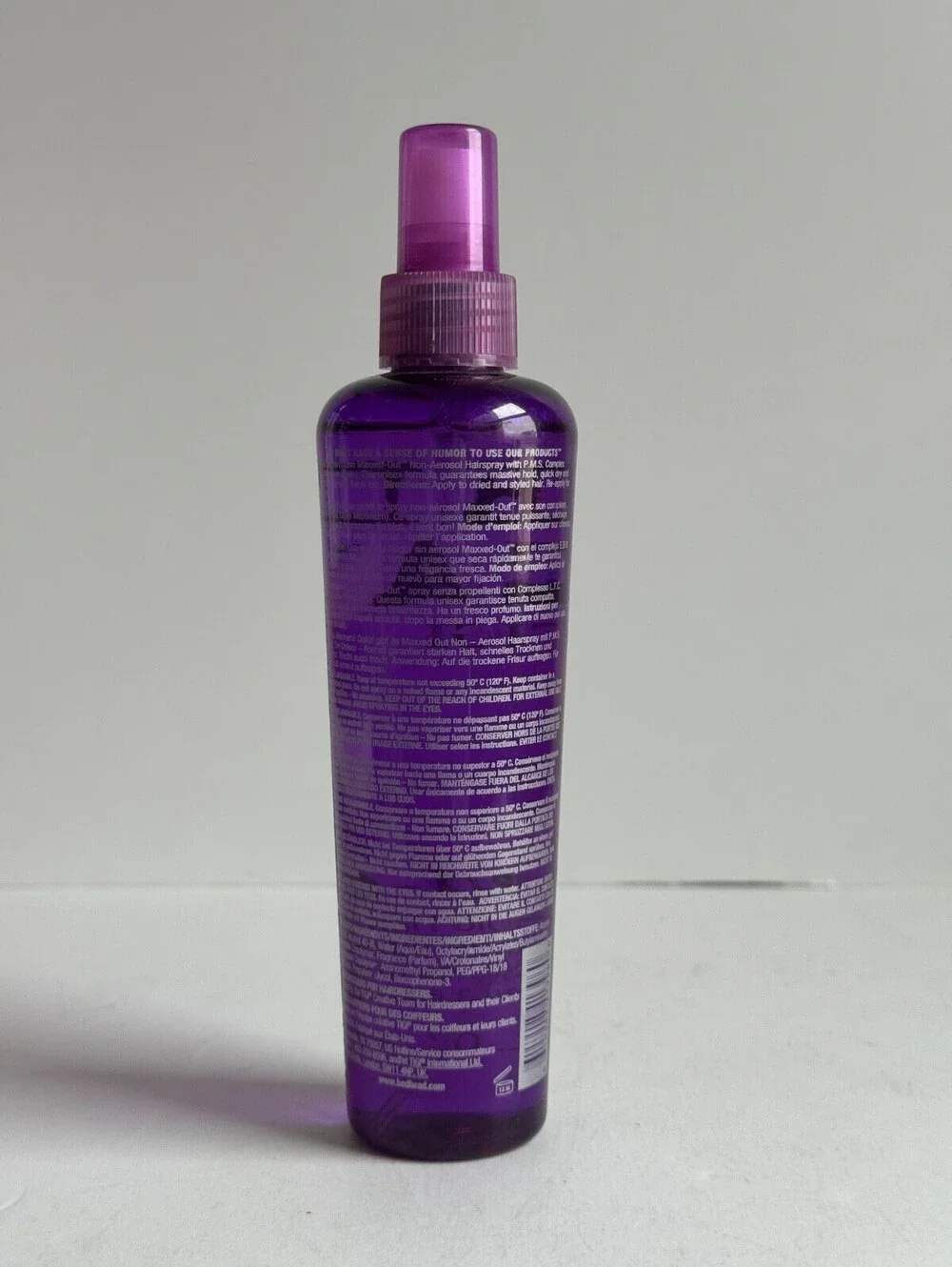 1 TIGI Bed Head Maxxed-Out Massive Hold Hairspray 8 oz NEW